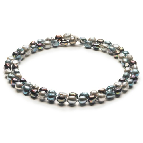 10-11mm Blue Grey Baroque Opera